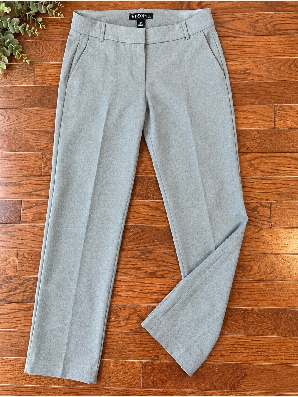 J Crew Women's Light Gray Dress Pants, size 2